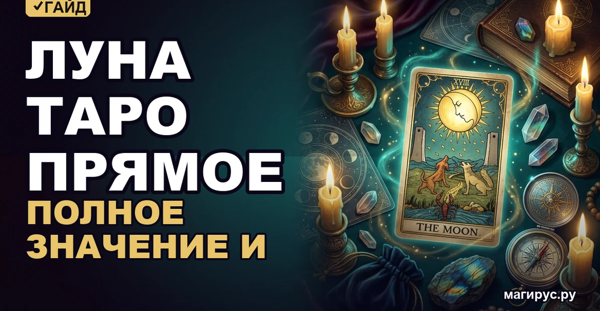 Луна таро прямое: полное значение и толкование аркана